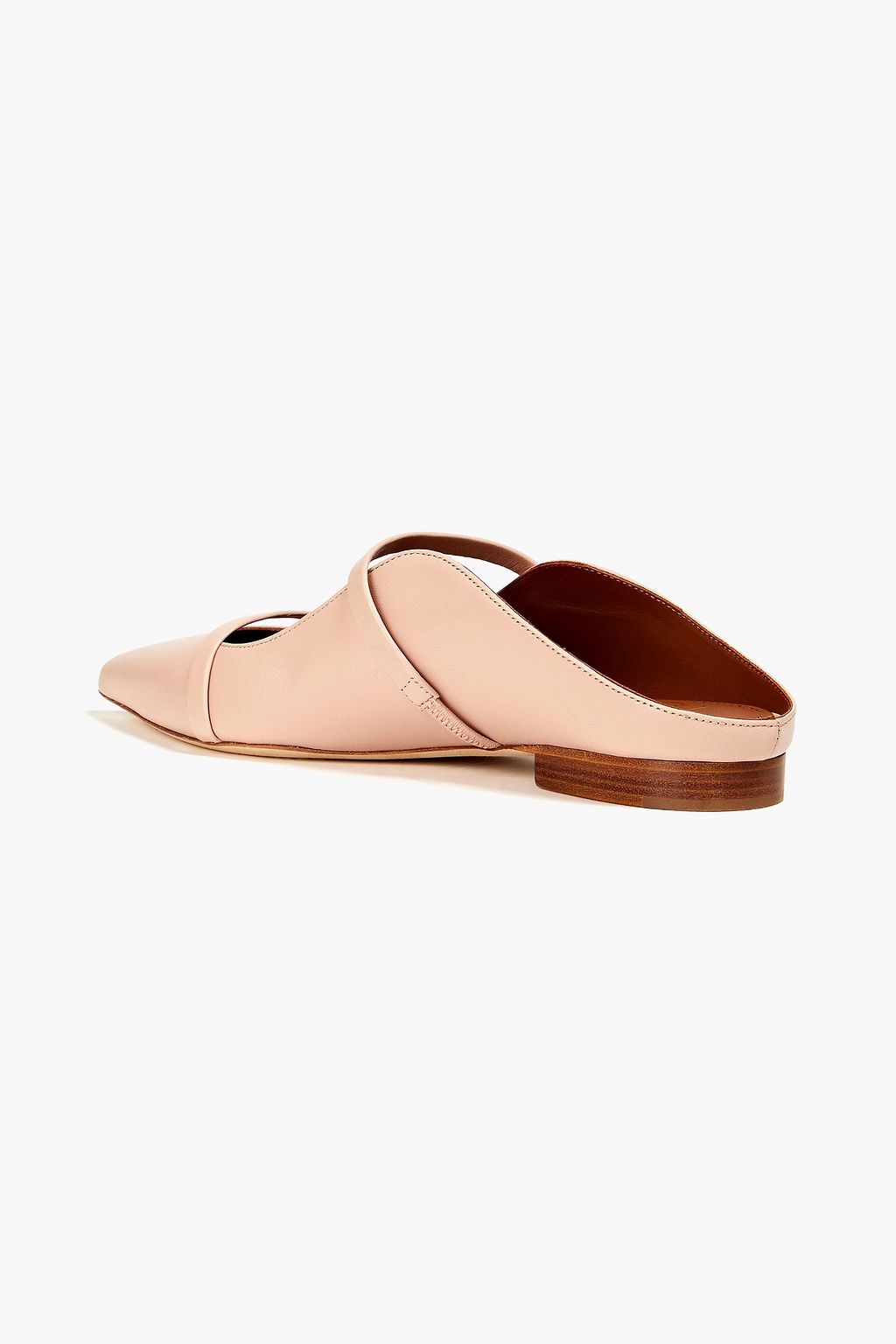 MALONE SOULIERS Maureen flache Schuhe mit spitzer Kappe aus Leder