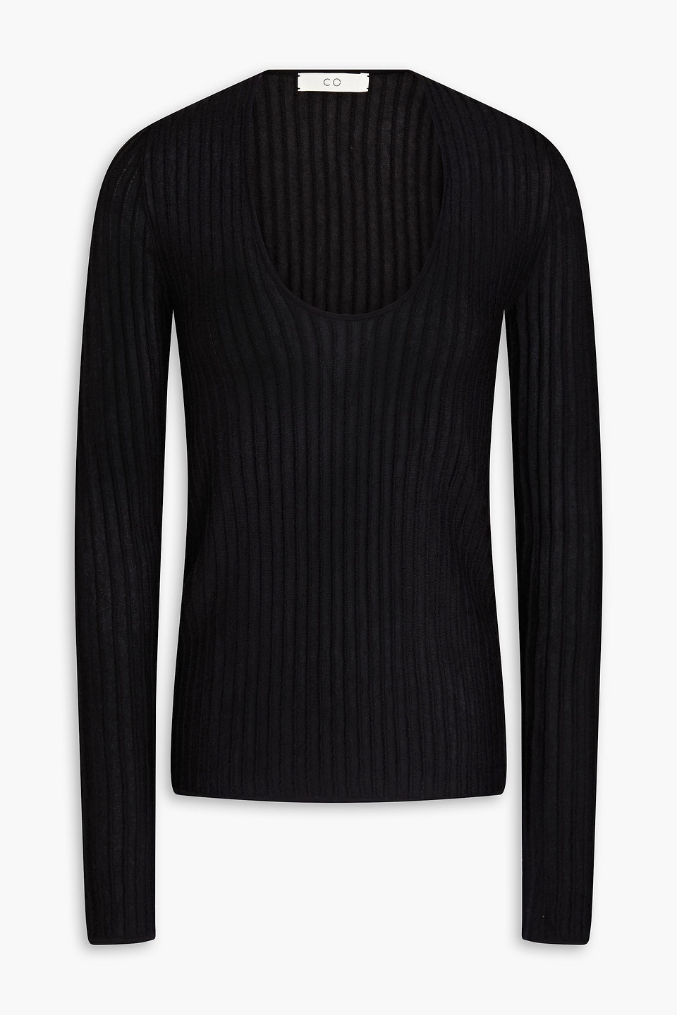 Co Gerippter Pullover Aus Kaschmir