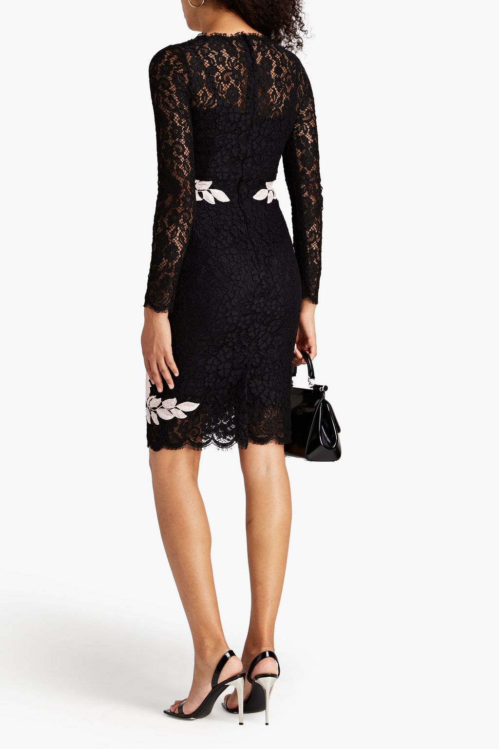 DOLCE&GABBANA コードレース ワンピース バイカラー