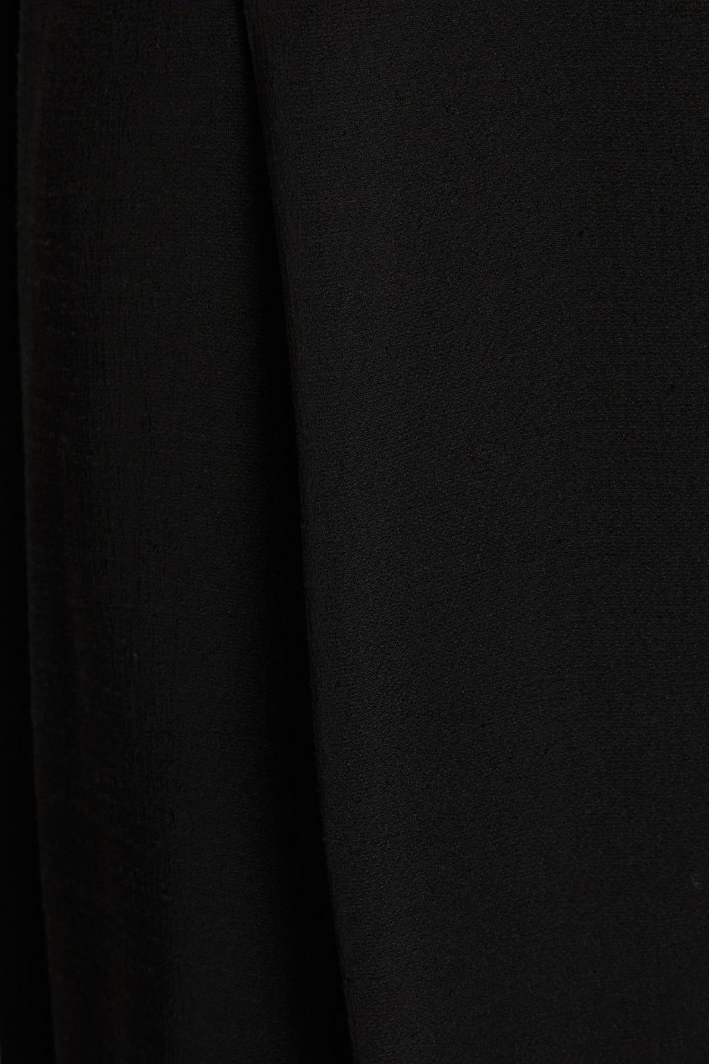 CO Pleated slub woven jumpsuit