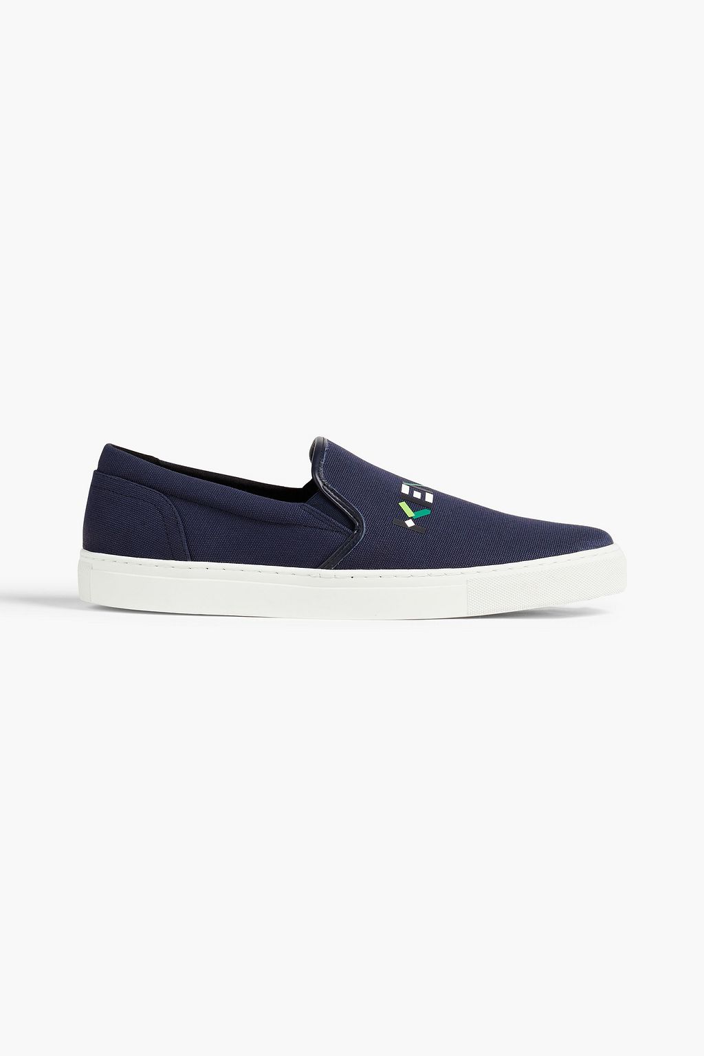 Printed slip on sneakers discount