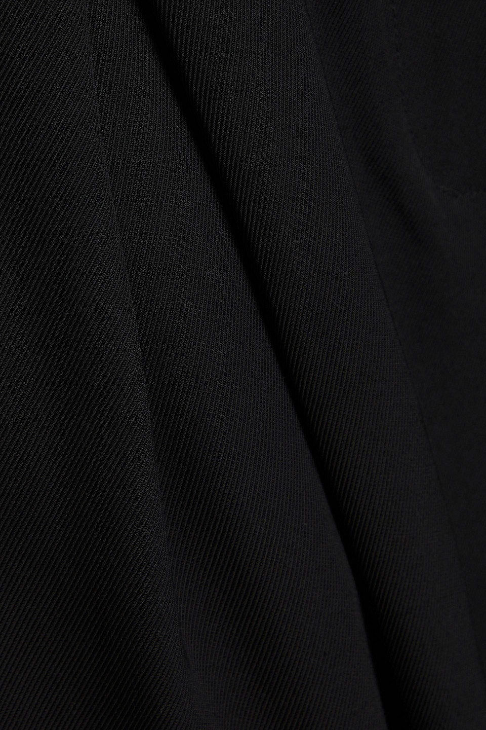 Co Hose Mit Weitem Bein Aus Twill In Black