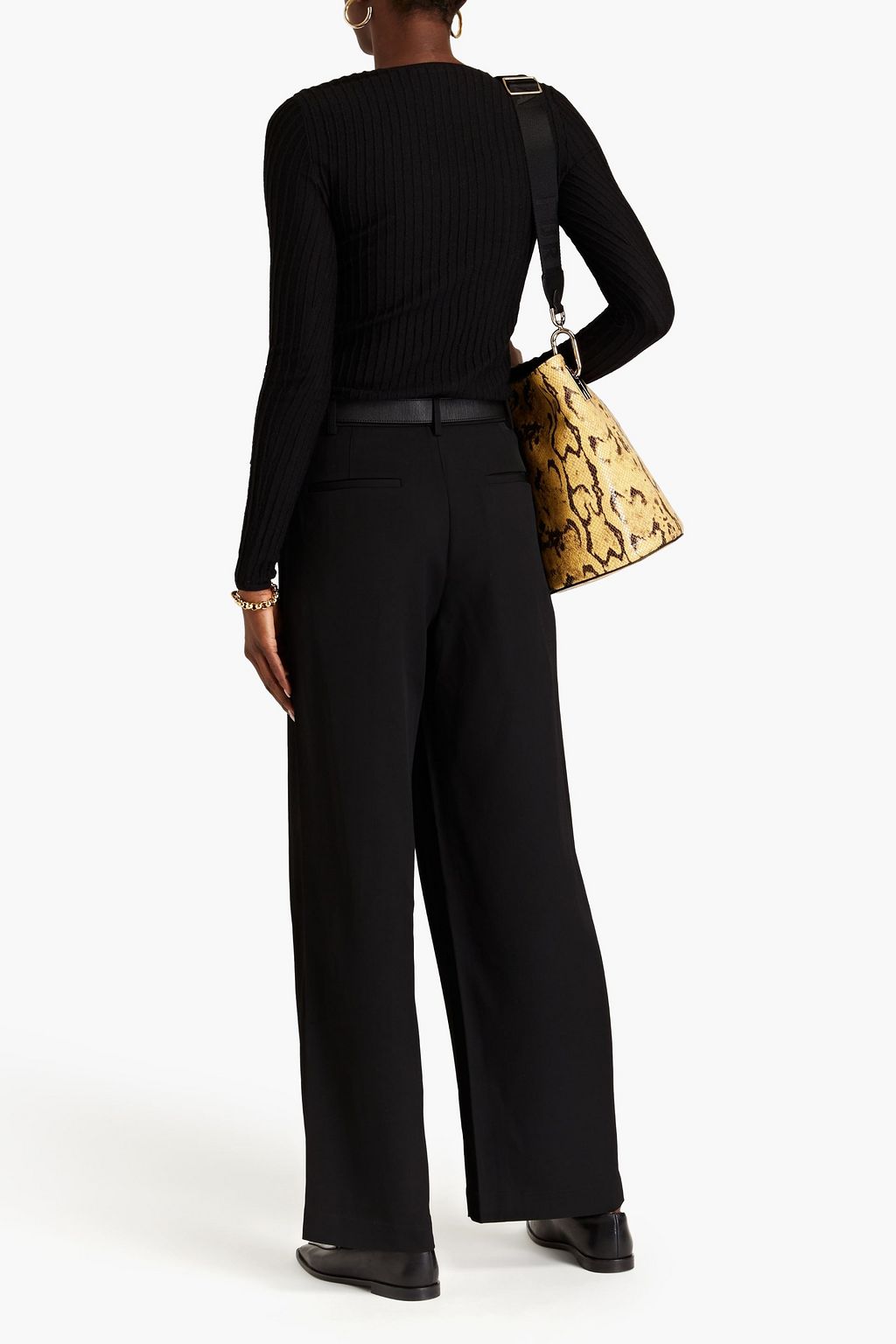 CO Twill wide-leg pants
