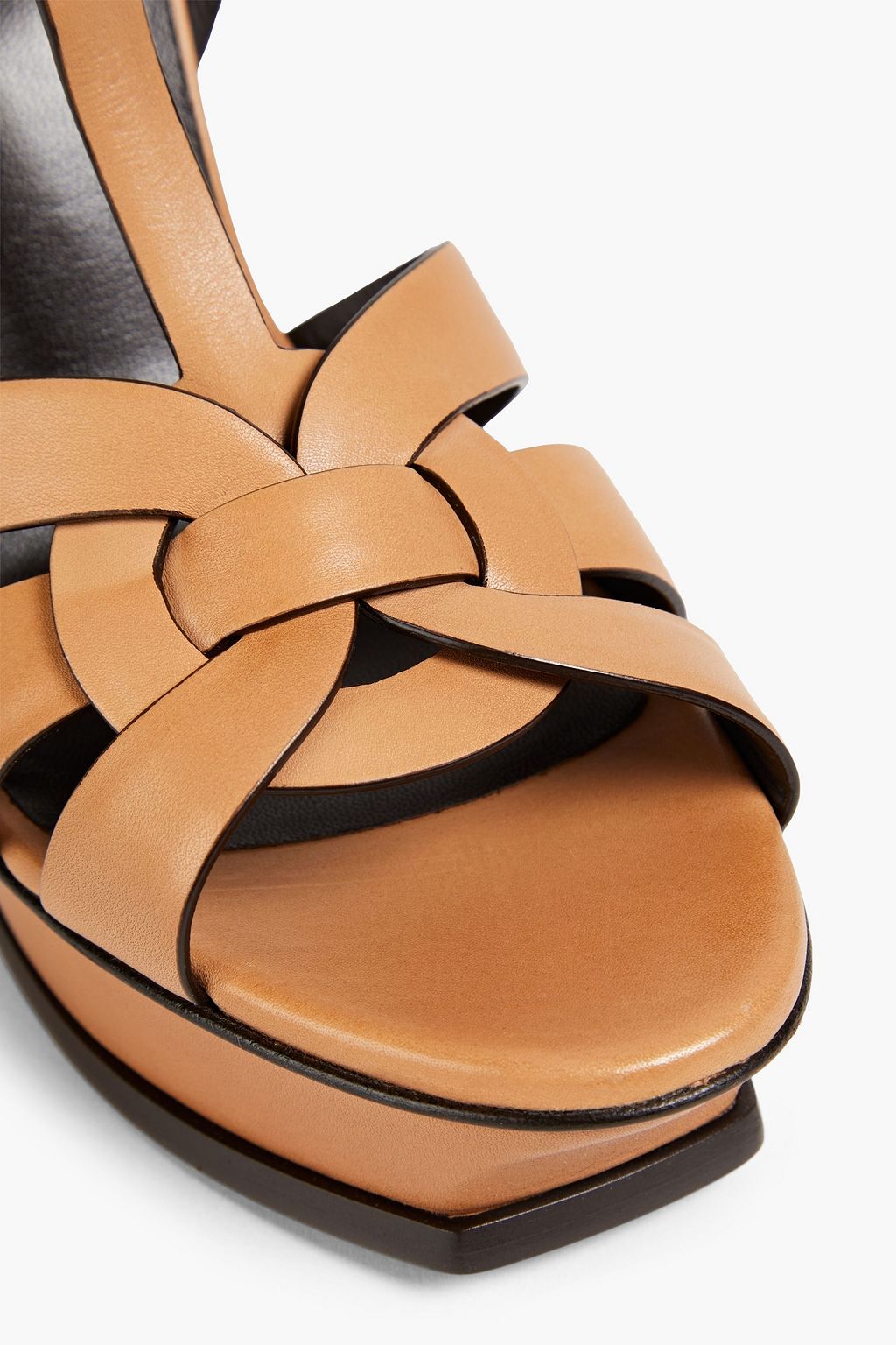 SAINT LAURENT Tribute leather sandals