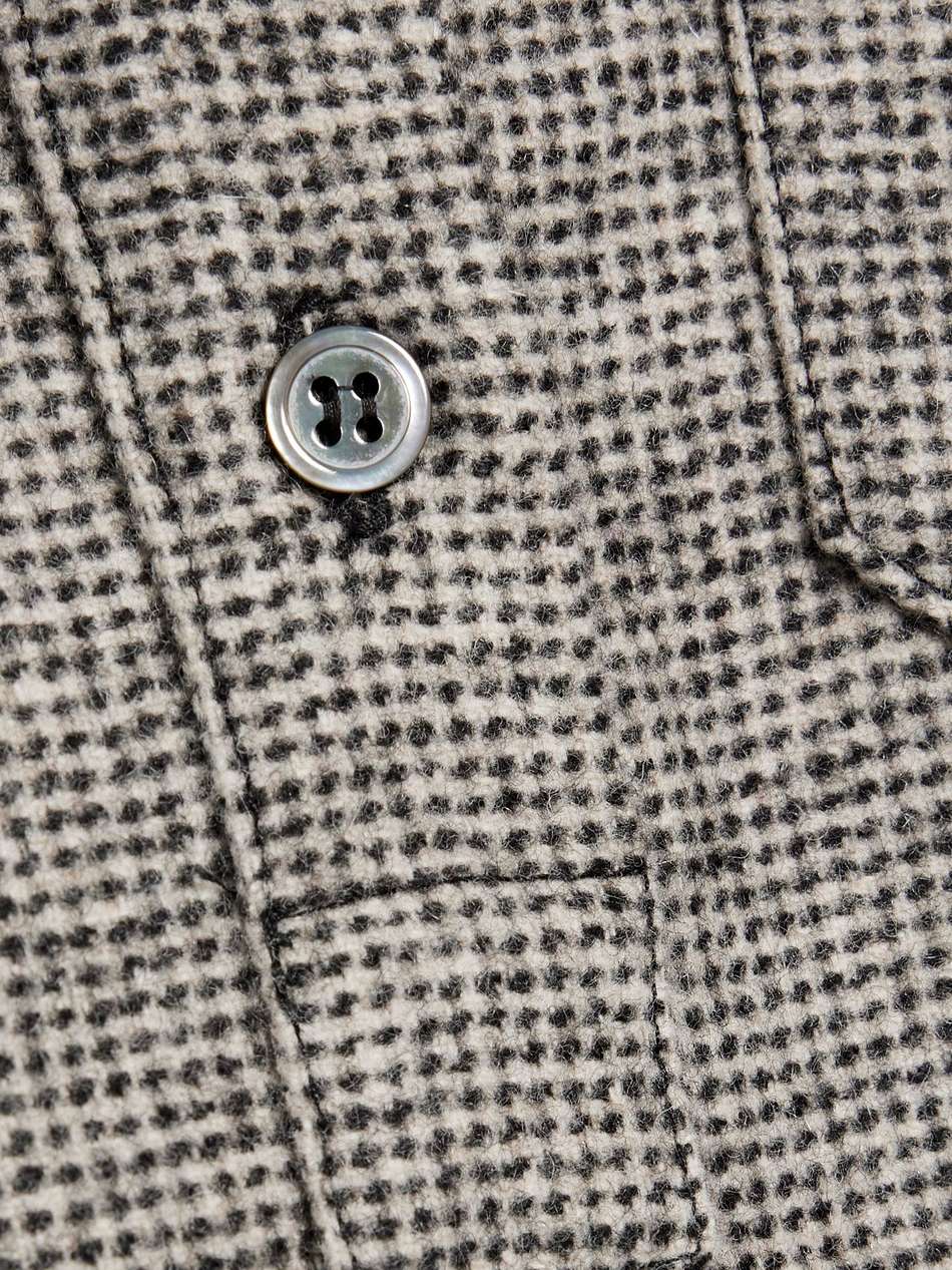 isabelle belted wool-blend tweed shirt dress