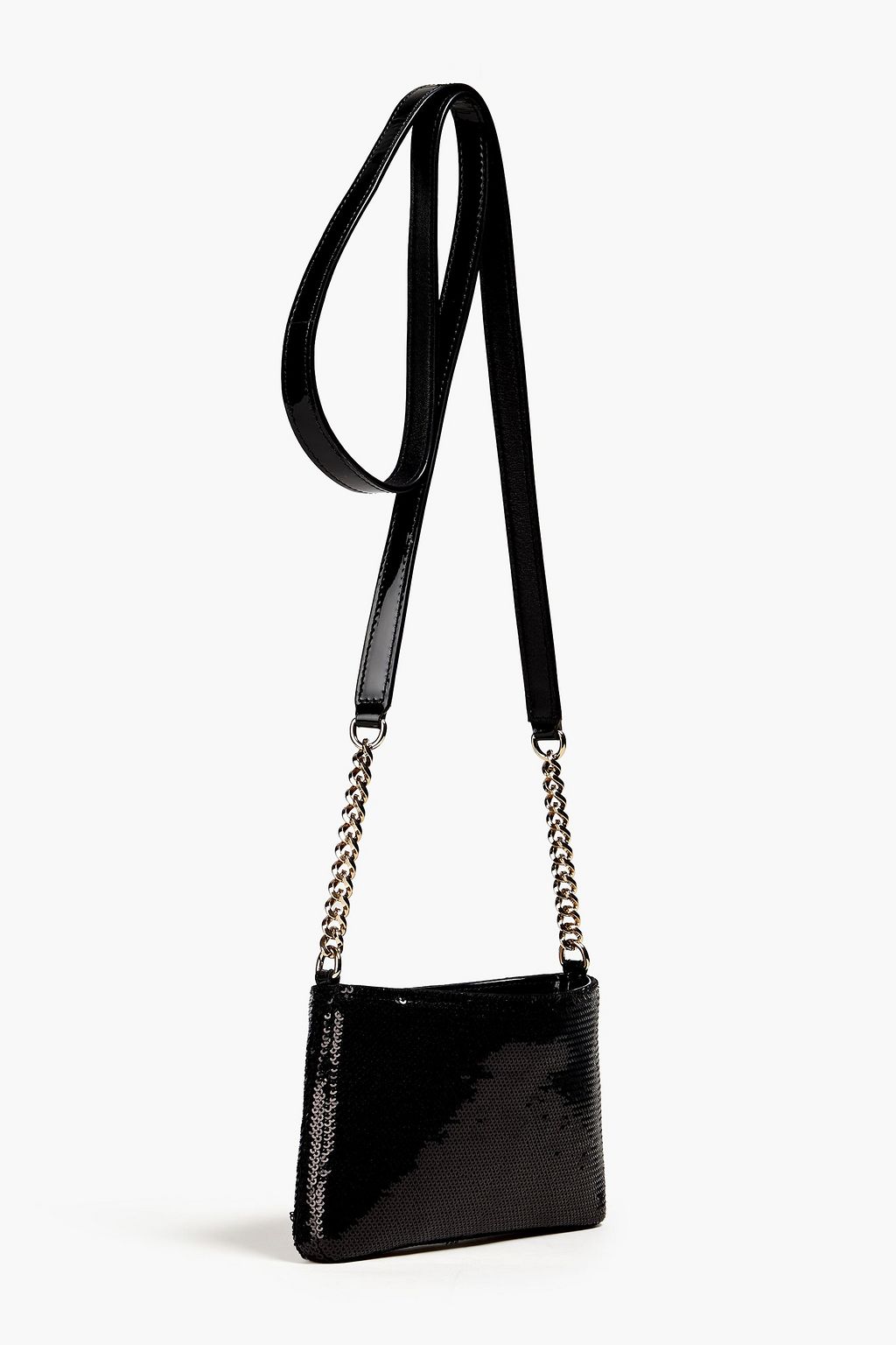 JIMMY CHOO Ziva sequined mesh shoulder bag THE