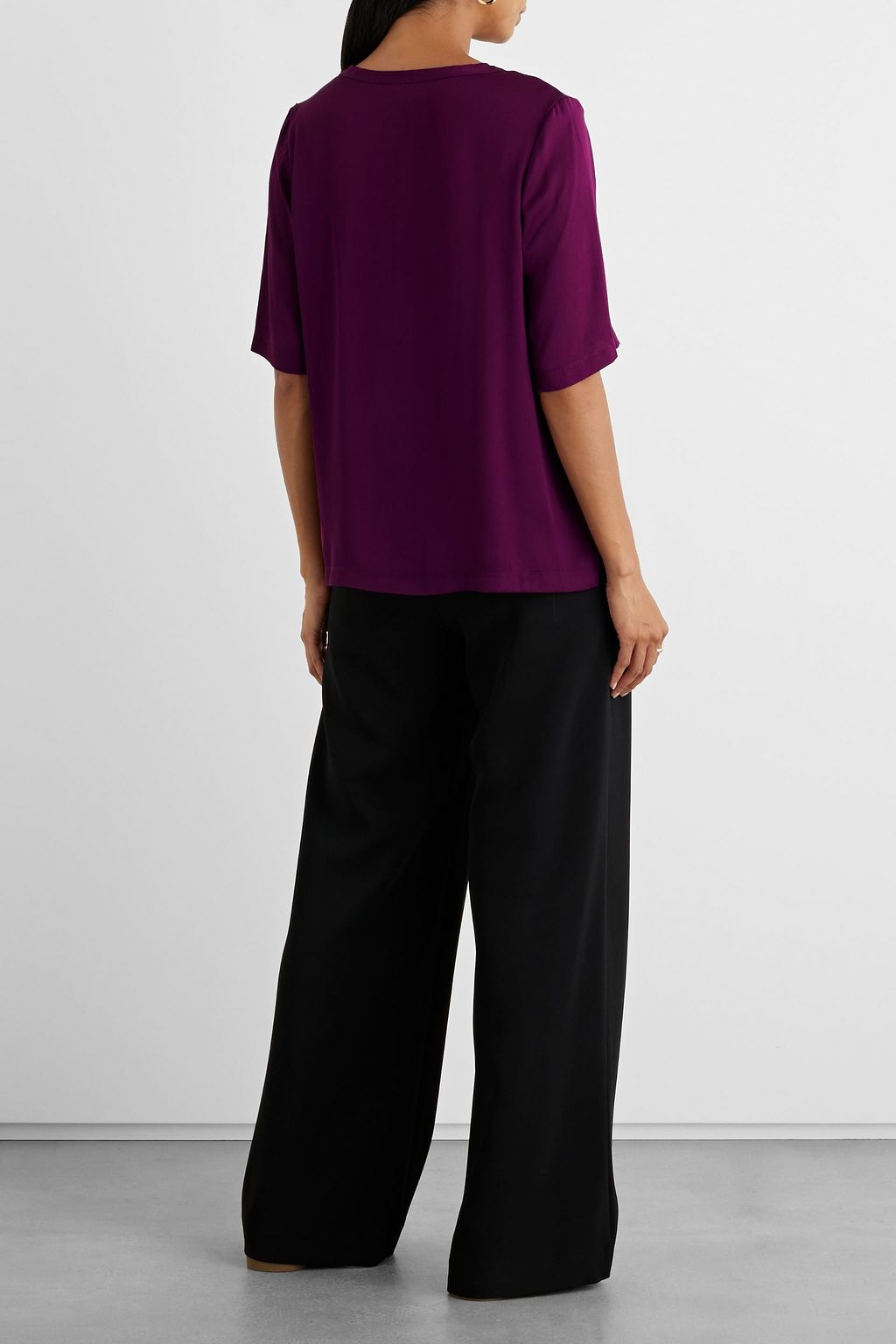 IRIS & INK Louise satin top