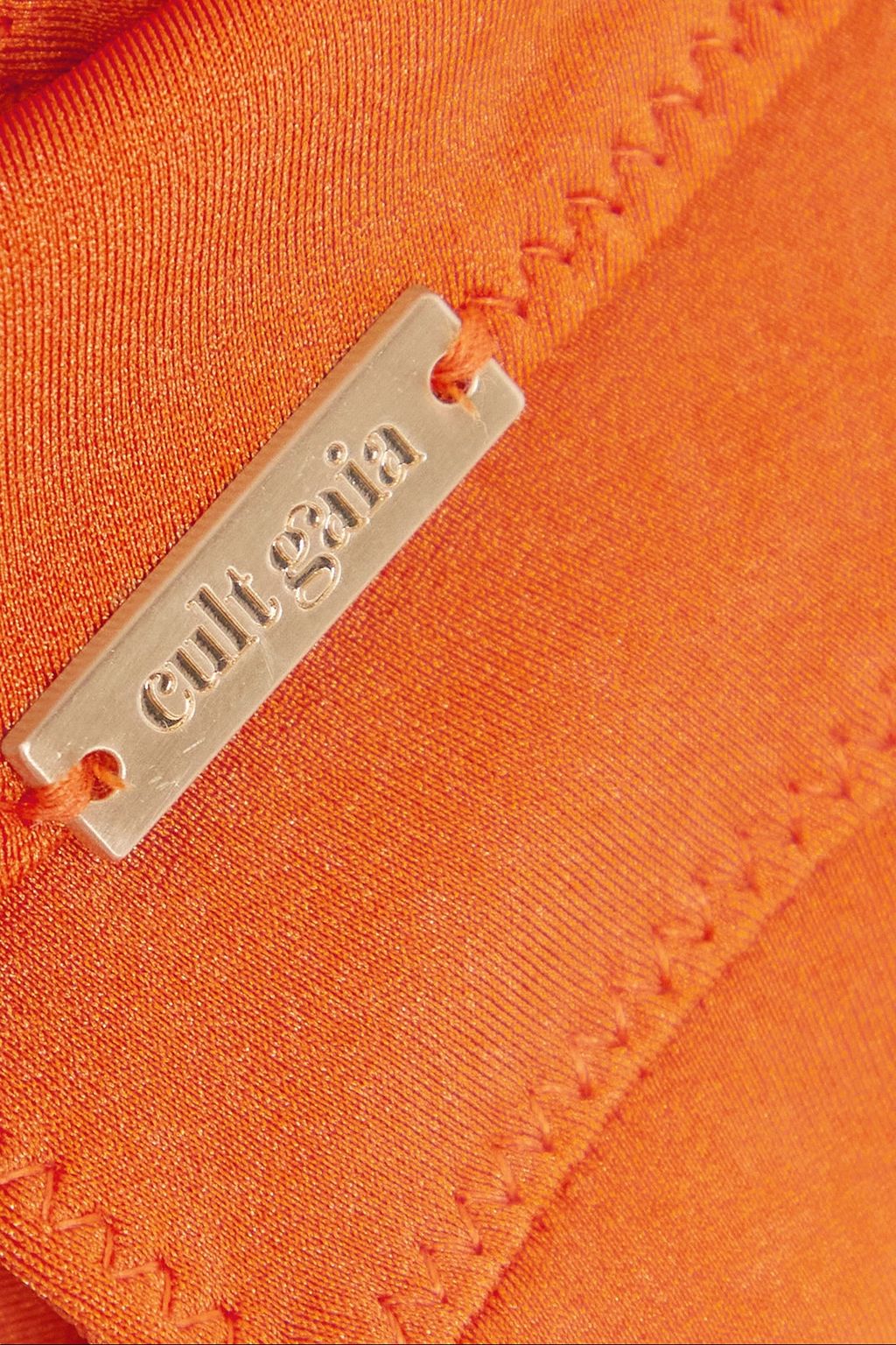 CULT GAIA Misha embellished triangle bikini top