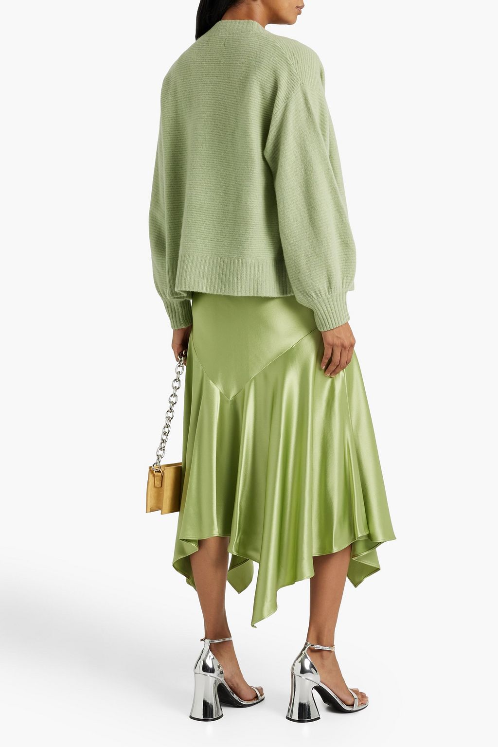NAADAM Ribbed cashmere cardigan