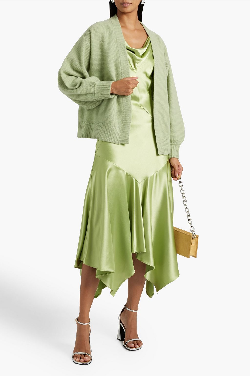 NAADAM Ribbed cashmere cardigan