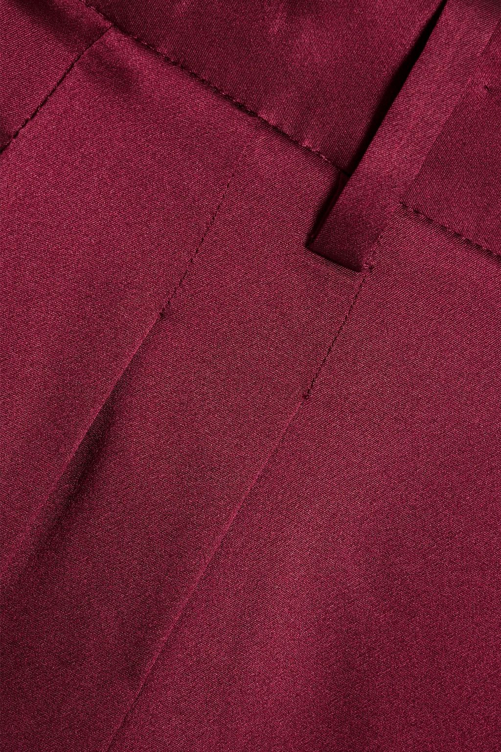 NILI LOTAN Etienne silk-charmeuse straight-leg pants