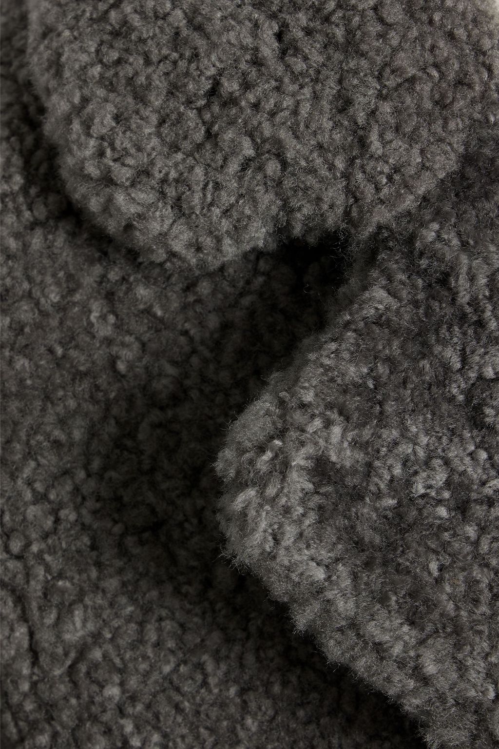 KARL DONOGHUE Double-breasted shearling coat