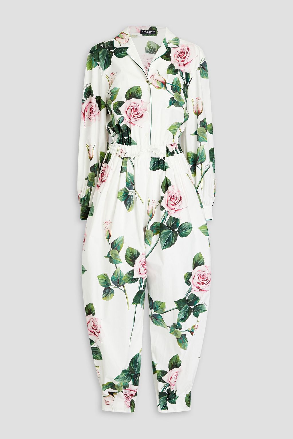 Dolce and gabbana floral jumpsuit Clearance