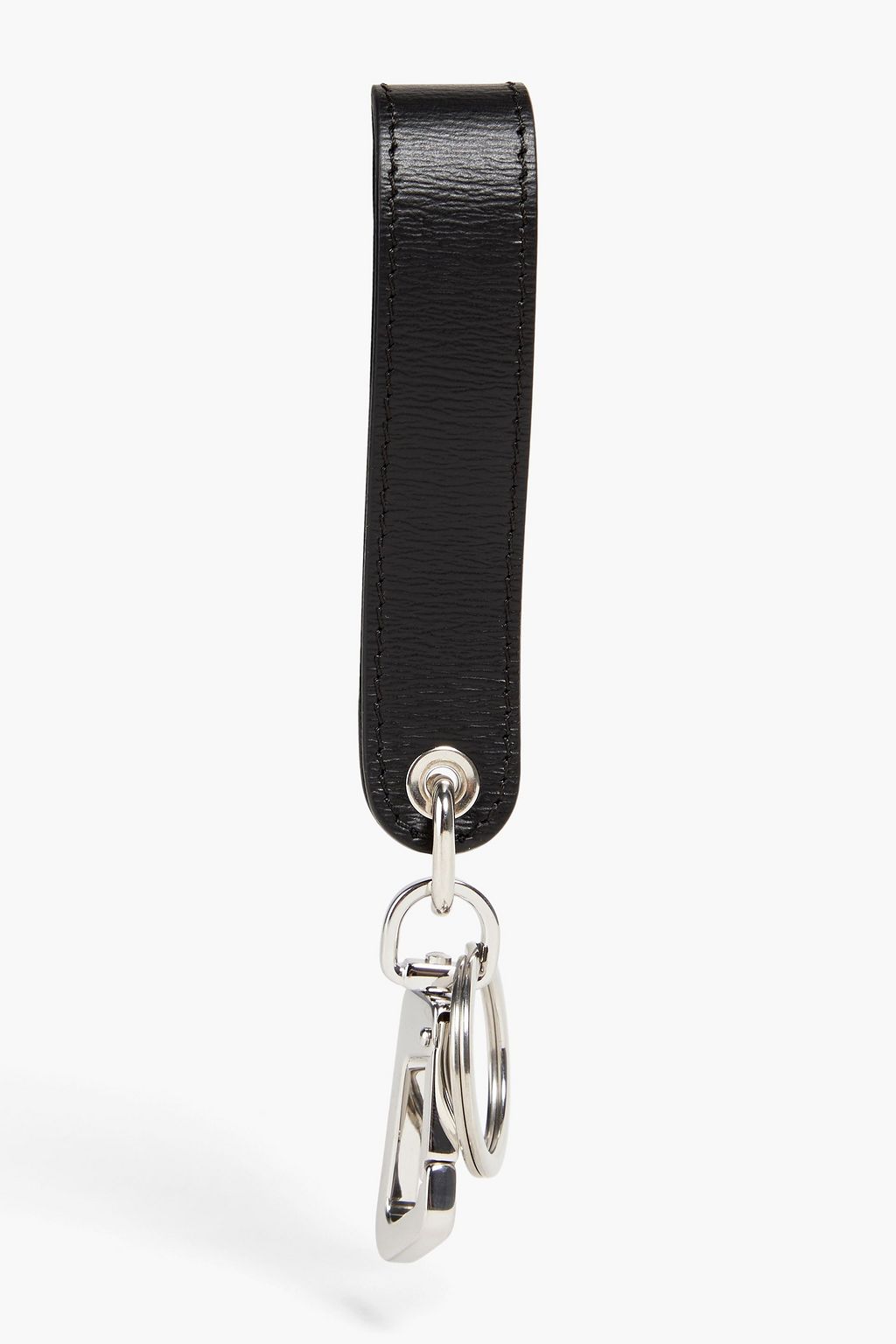MONTBLANC Texutred-leather keychain