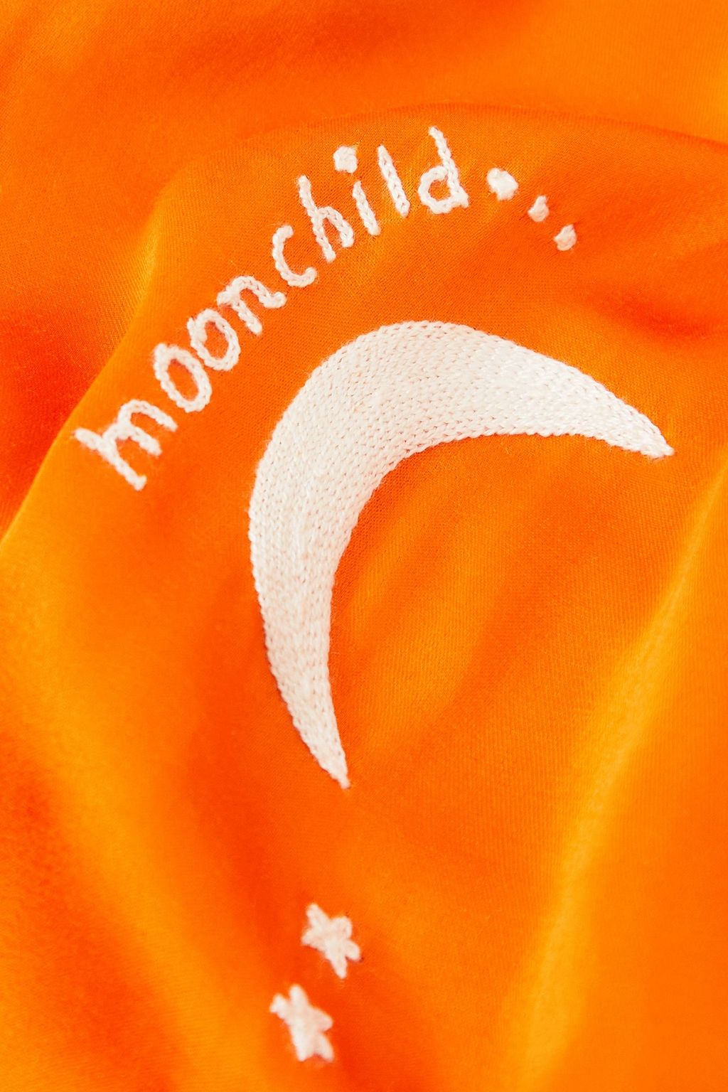 LESLIE AMON MoonChild embroidered satin robe