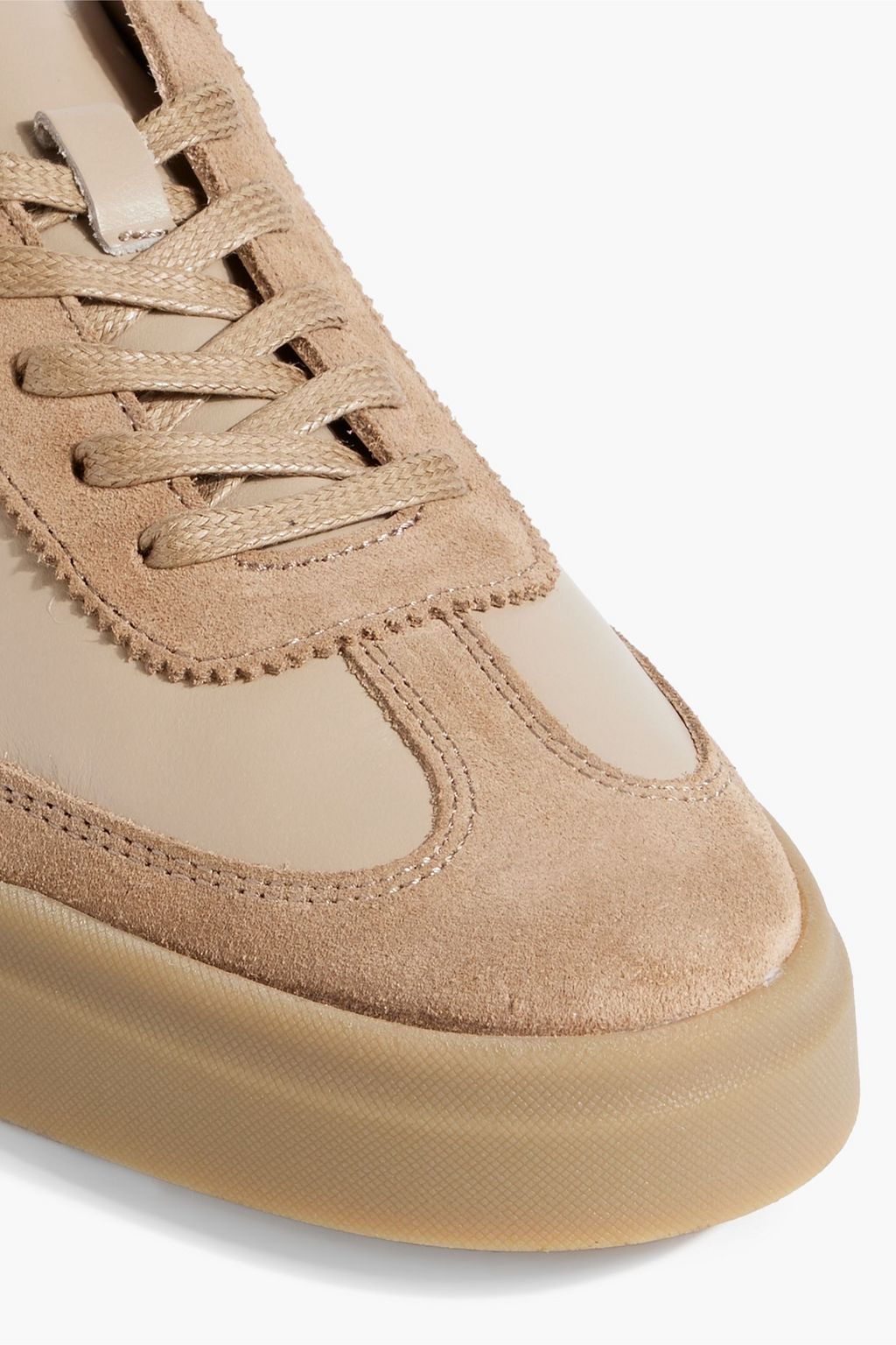 IRIS & INK Gina leather and suede sneakers
