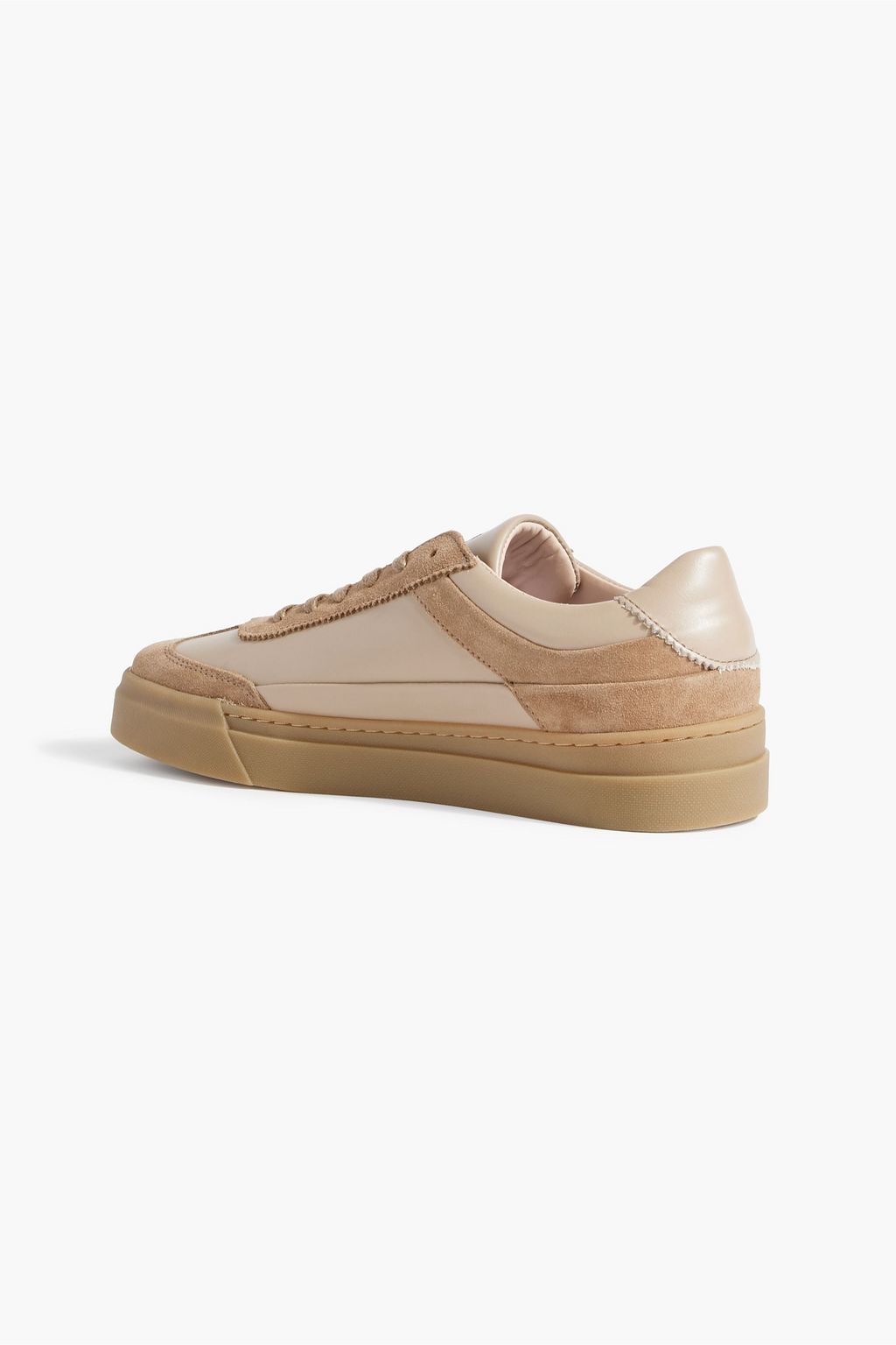 IRIS & INK Gina leather and suede sneakers
