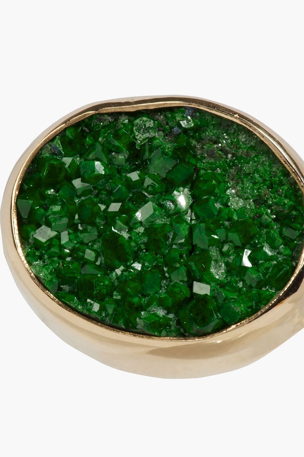 MELISSA JOY MANNING 14-karat gold uvarovite ring