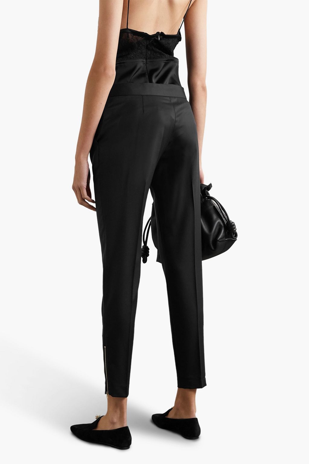STELLA MCCARTNEY Vivian wool-twill tapered pants
