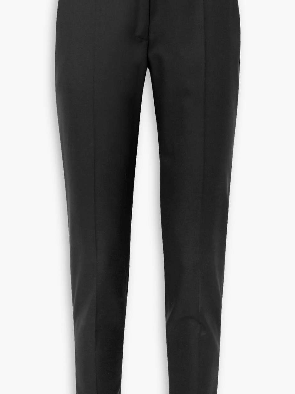 vivian wool-twill tapered pants