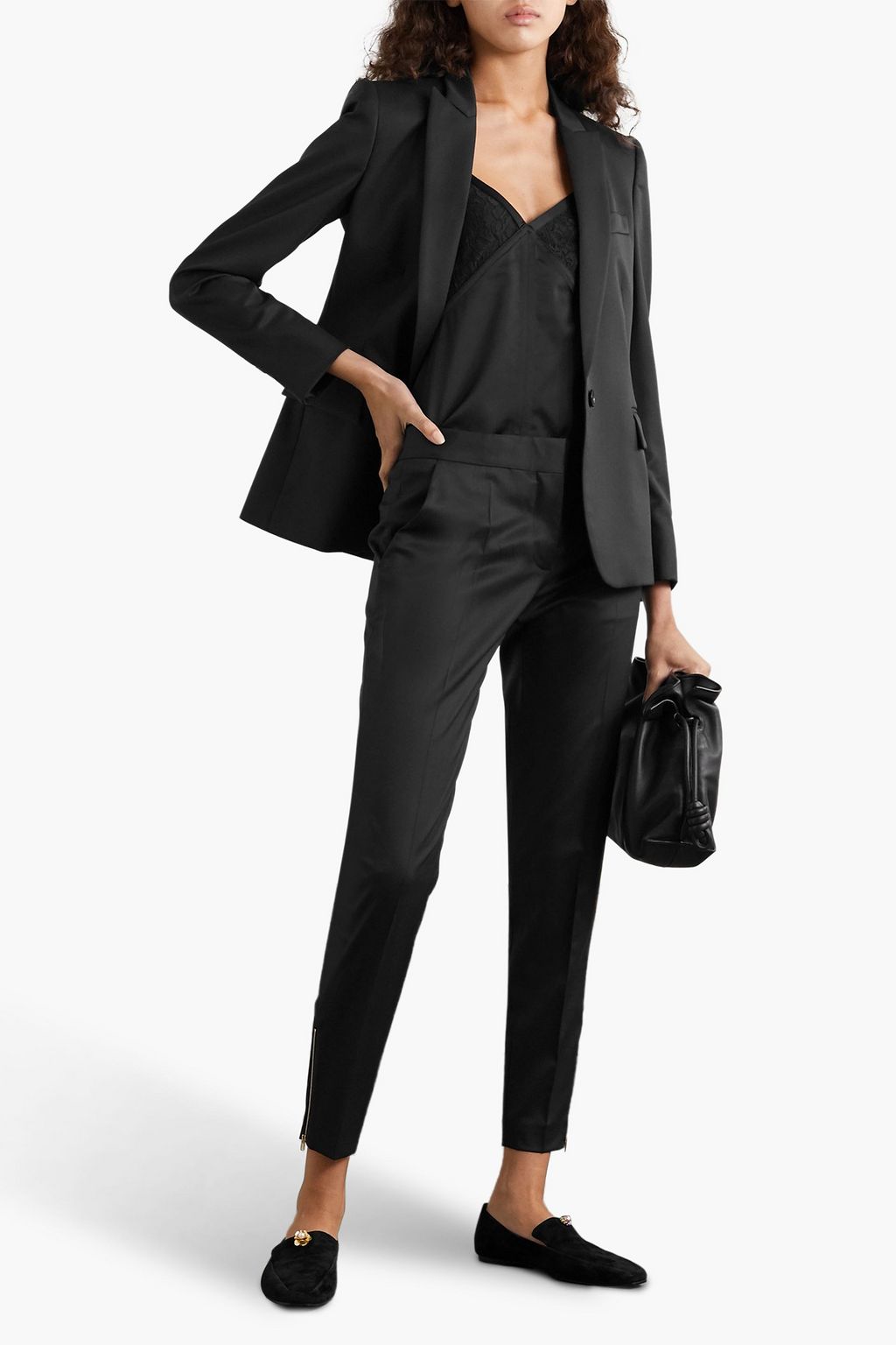STELLA MCCARTNEY Vivian wool-twill tapered pants