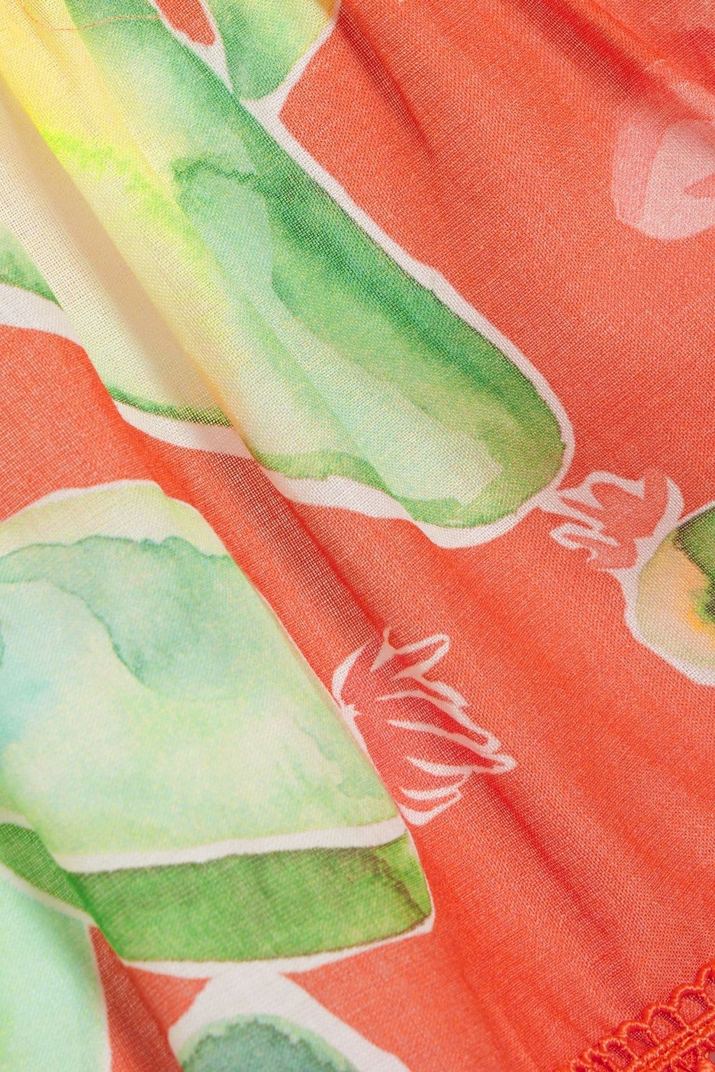 CHARO RUIZ IBIZA Vitoria printed cotton-blend voile mini skirt