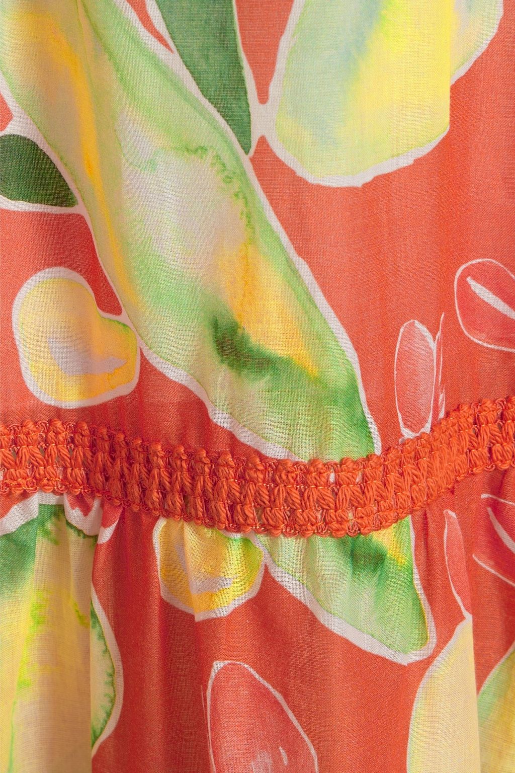 CHARO RUIZ IBIZA Melia tiered printed cotton-blend voile maxi dress