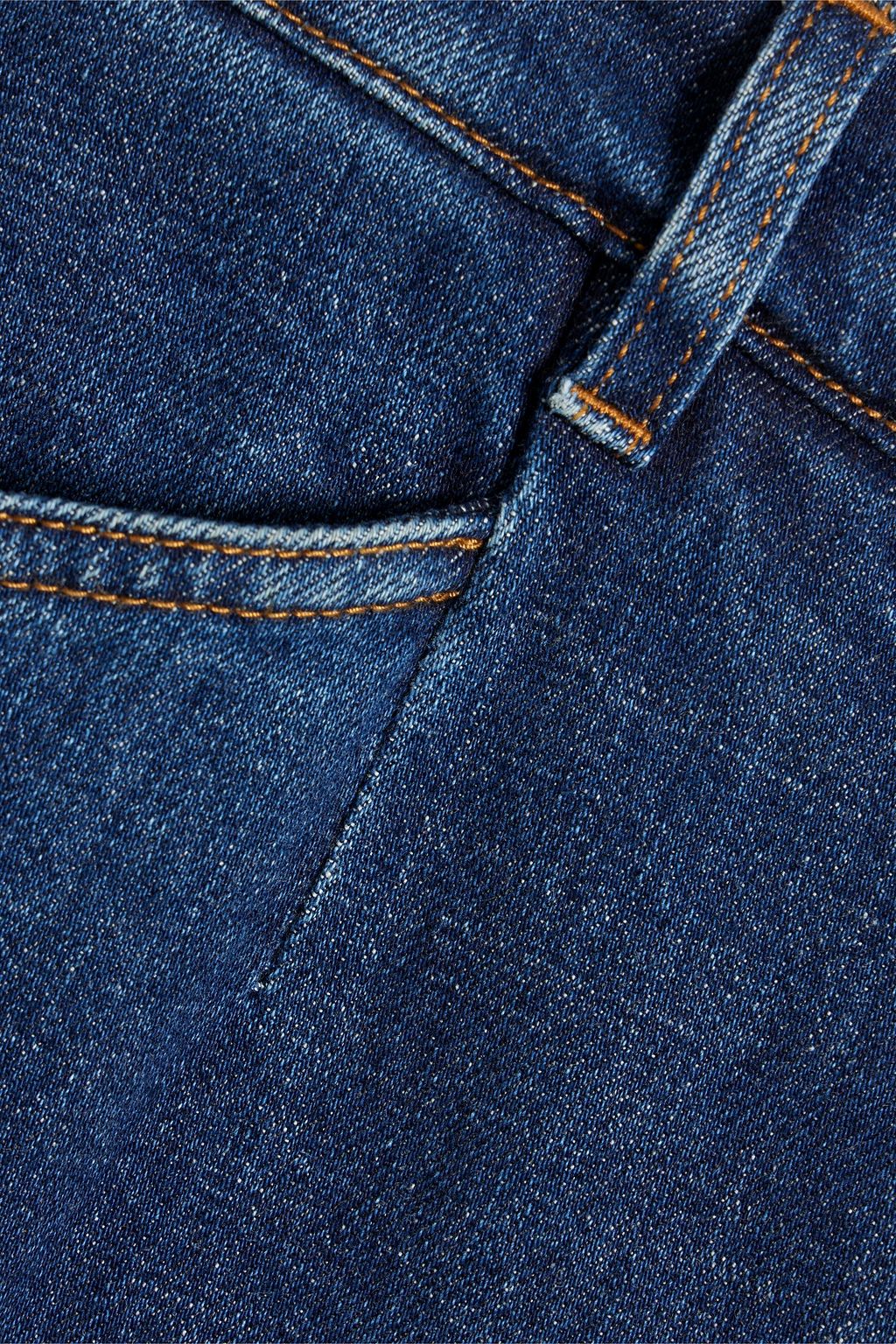 DOLCE&GABBANA Appliquéd mid-rise flared jeans