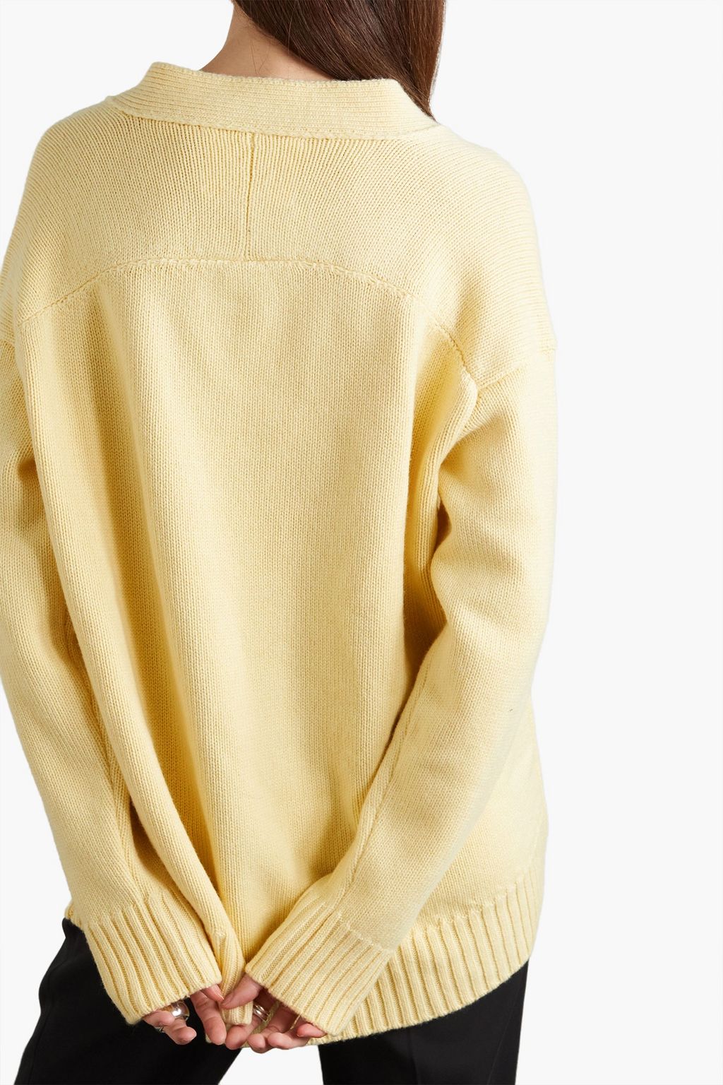 JIL SANDER 캐시미어 혼방 카디건