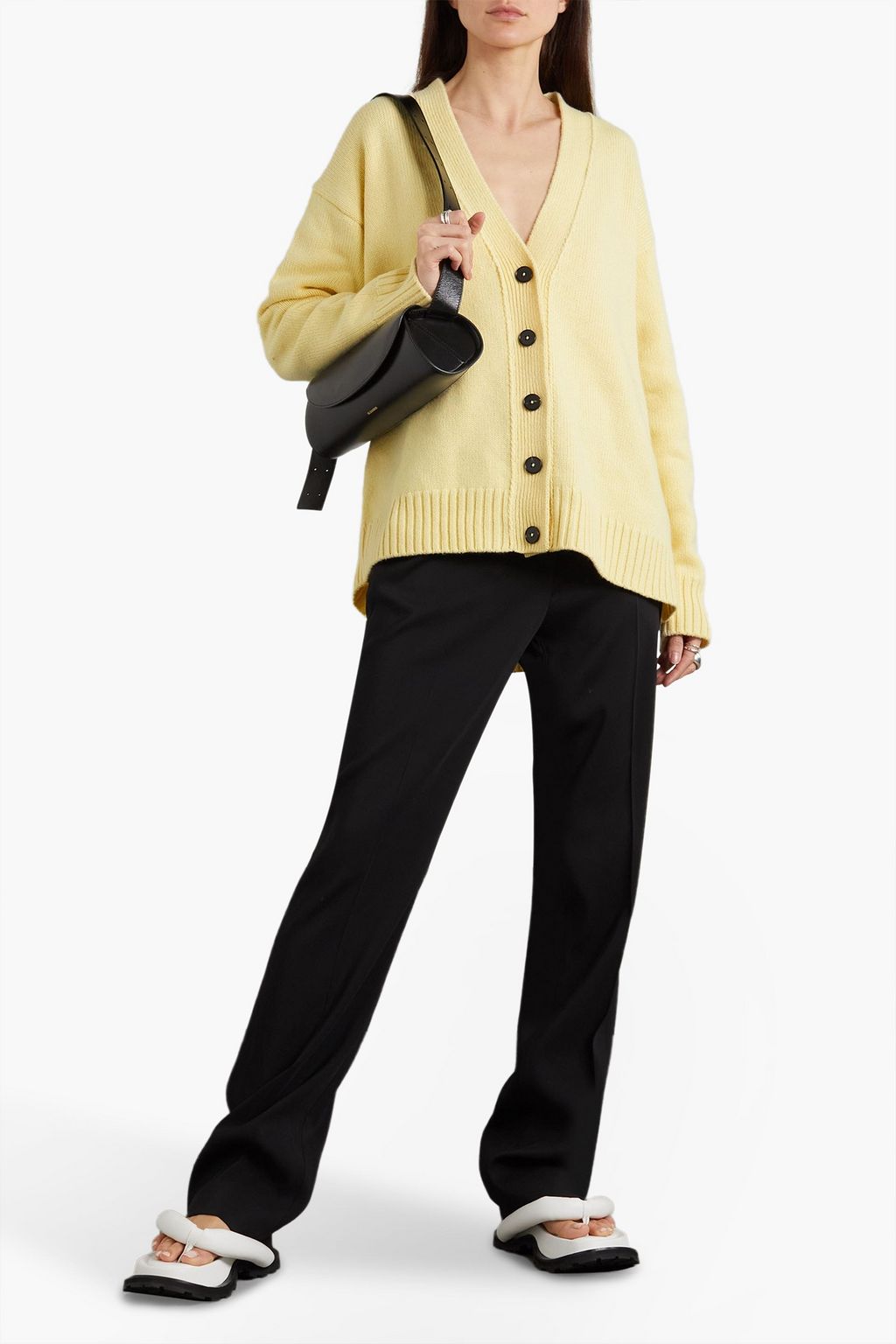 JIL SANDER 캐시미어 혼방 카디건