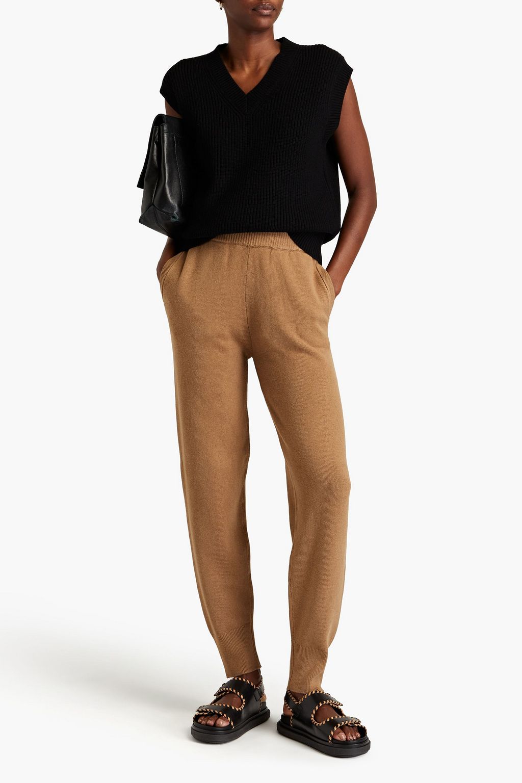 JOSEPH Silk-blend track pants