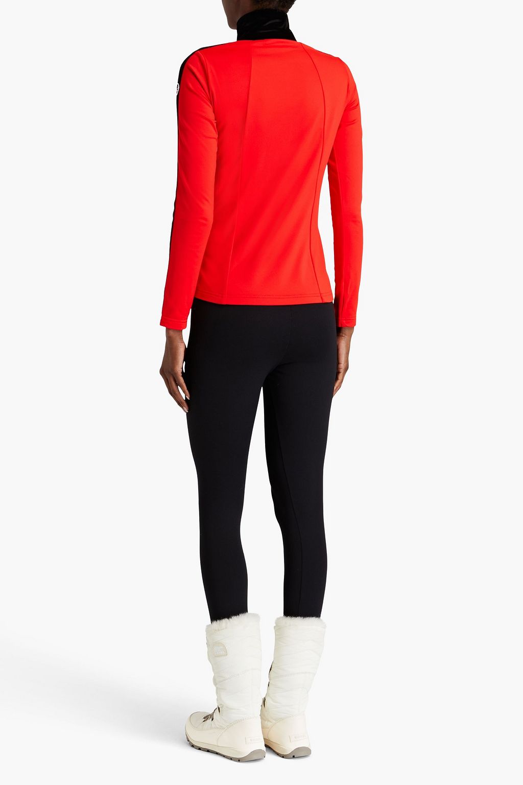 FUSALP Stellaria velvet-trimmed jersey jacket
