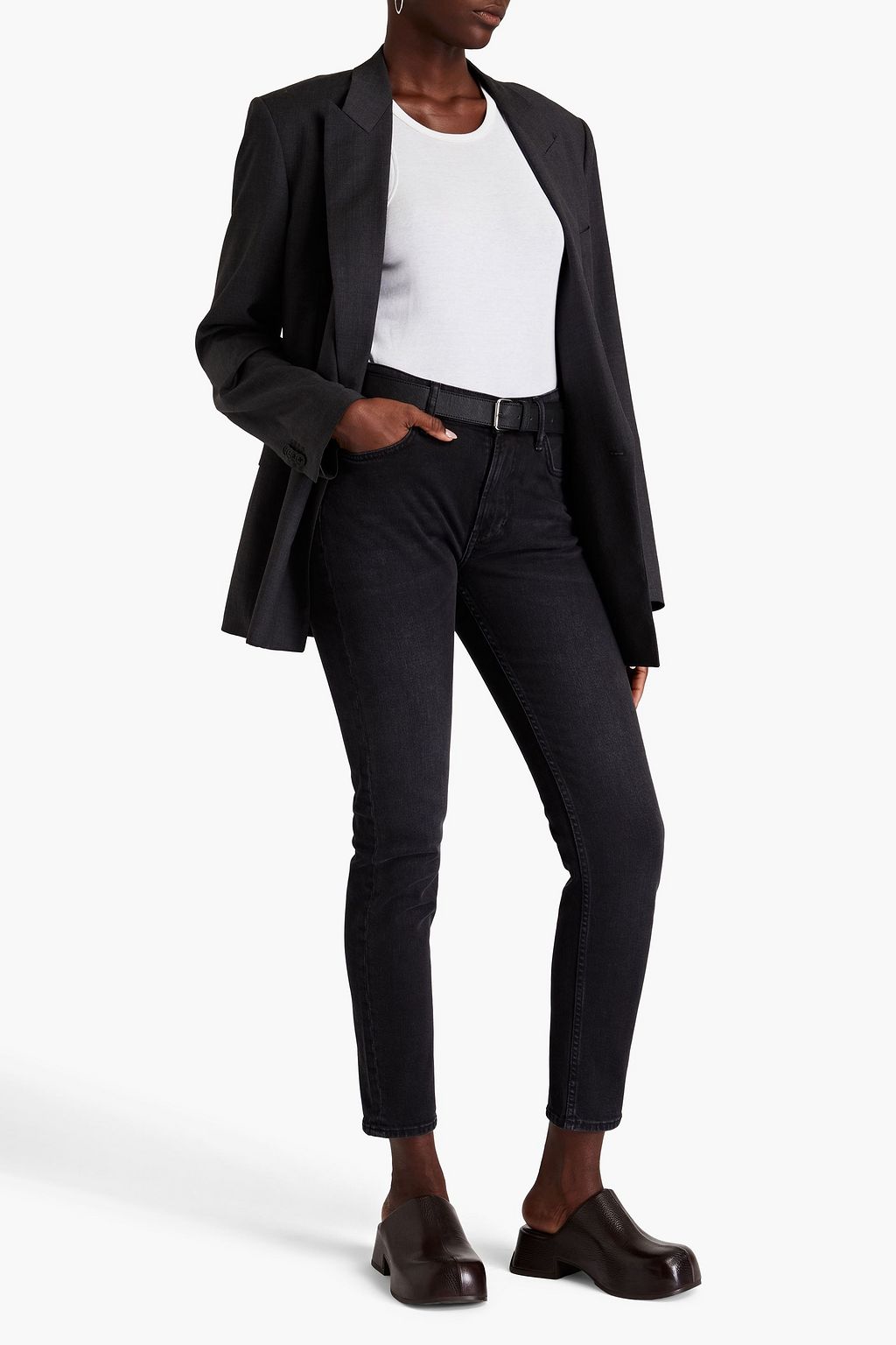 ACNE STUDIOS High-rise skinny jeans