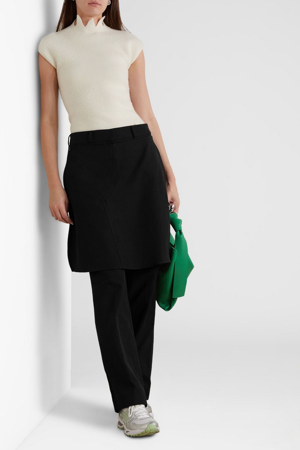 JW ANDERSON Hose mit geradem Bein aus Twill in Rock-Optik