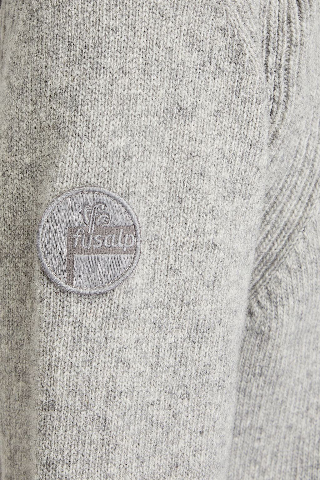 FUSALP Mélange wool and cashmere-blend turtleneck sweater