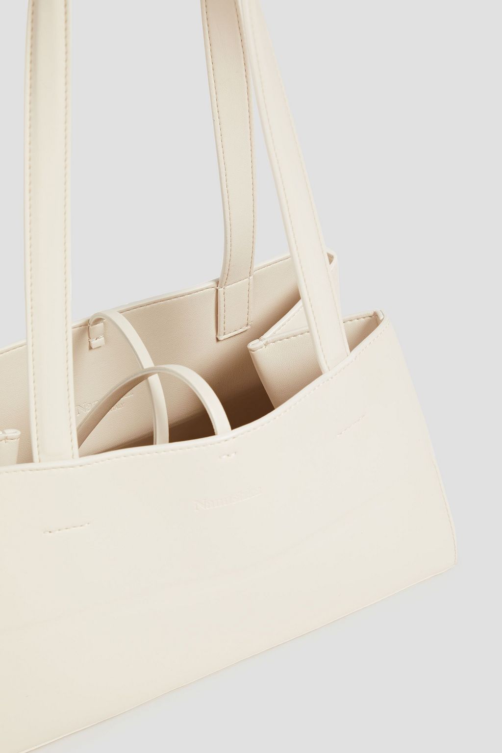 NANUSHKA Origami faux leather shoulder bag THE