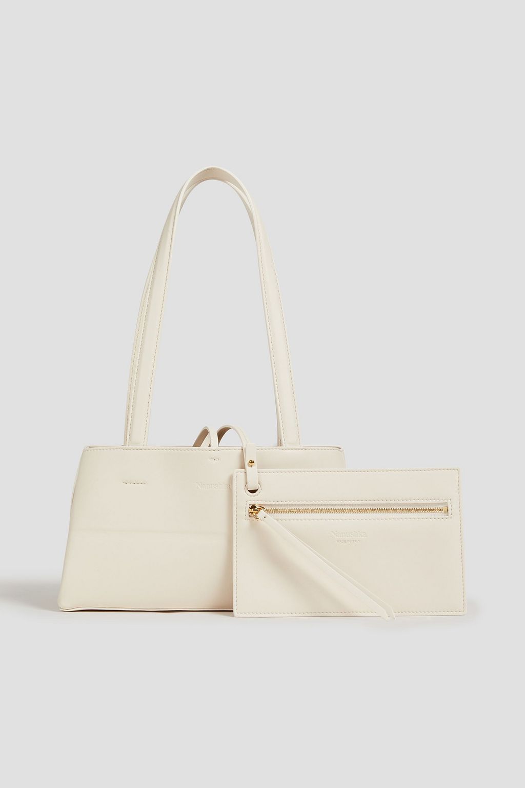 NANUSHKA Origami faux leather shoulder bag THE