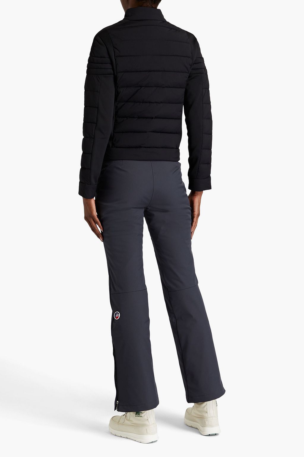 FUSALP Nadine appliquéd quilted ski jacket