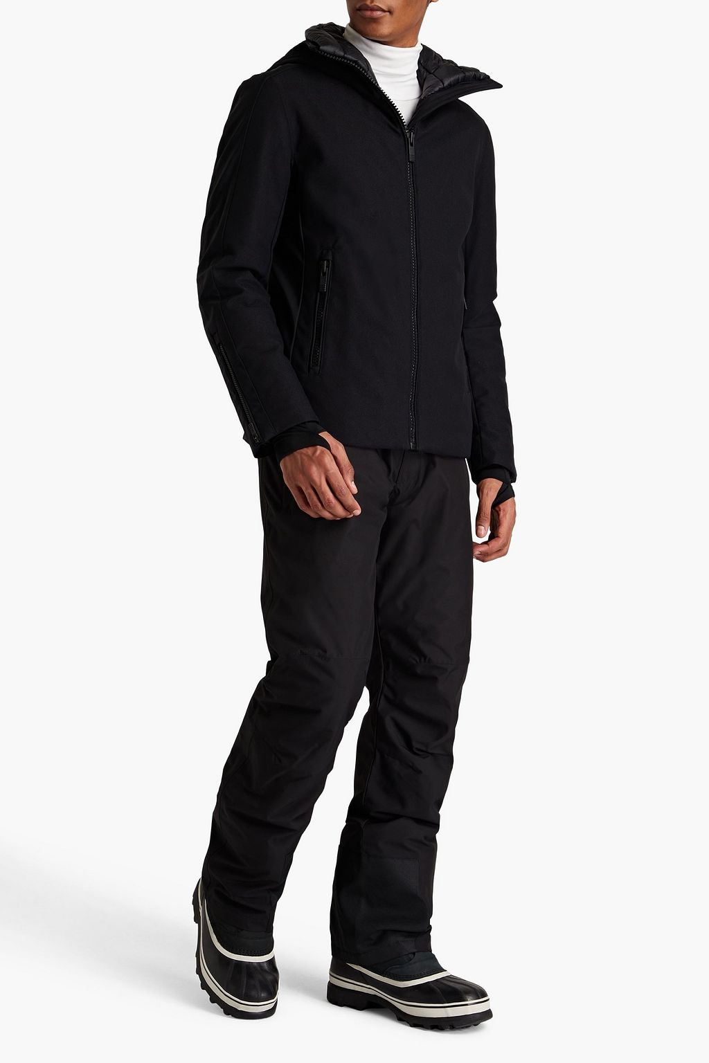FUSALP Duncan twill hooded ski jacket