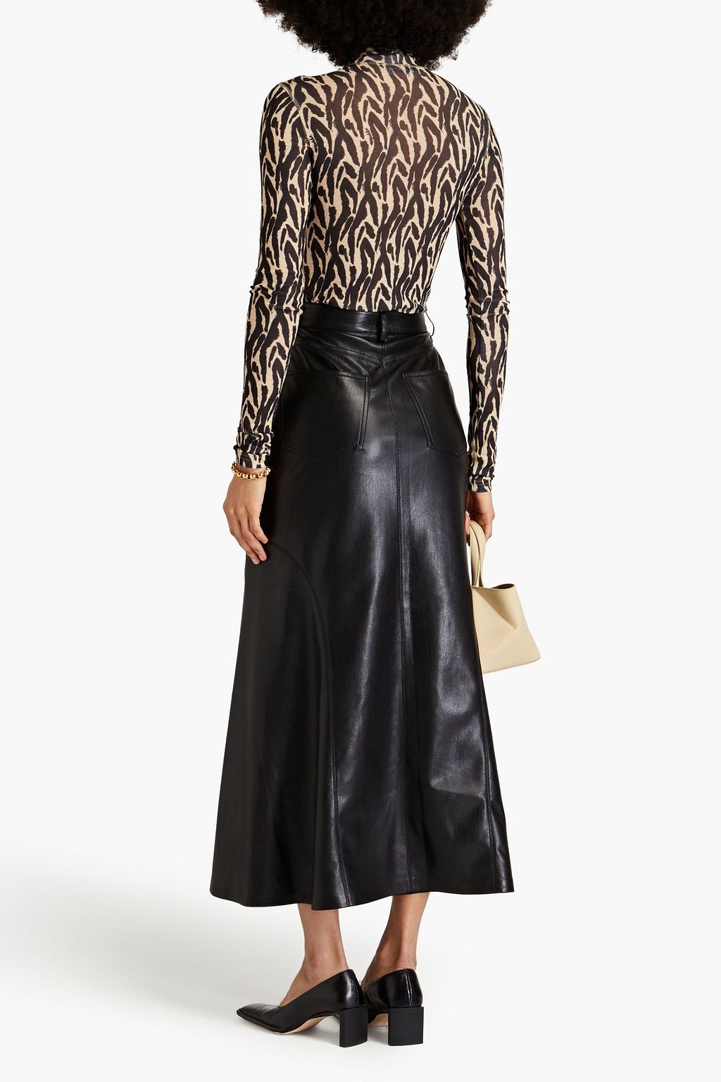 NANUSHKA Reza OKOBOR™ midi skirt