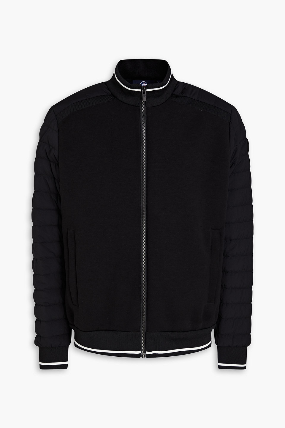 Fusalp Timo Ii Quilted Neoprene-paneled Shell Jacket In Black