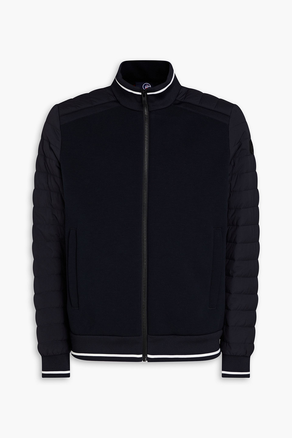 Fusalp Timo Ii Quilted Neoprene-paneled Shell Jacket In Midnight Blue