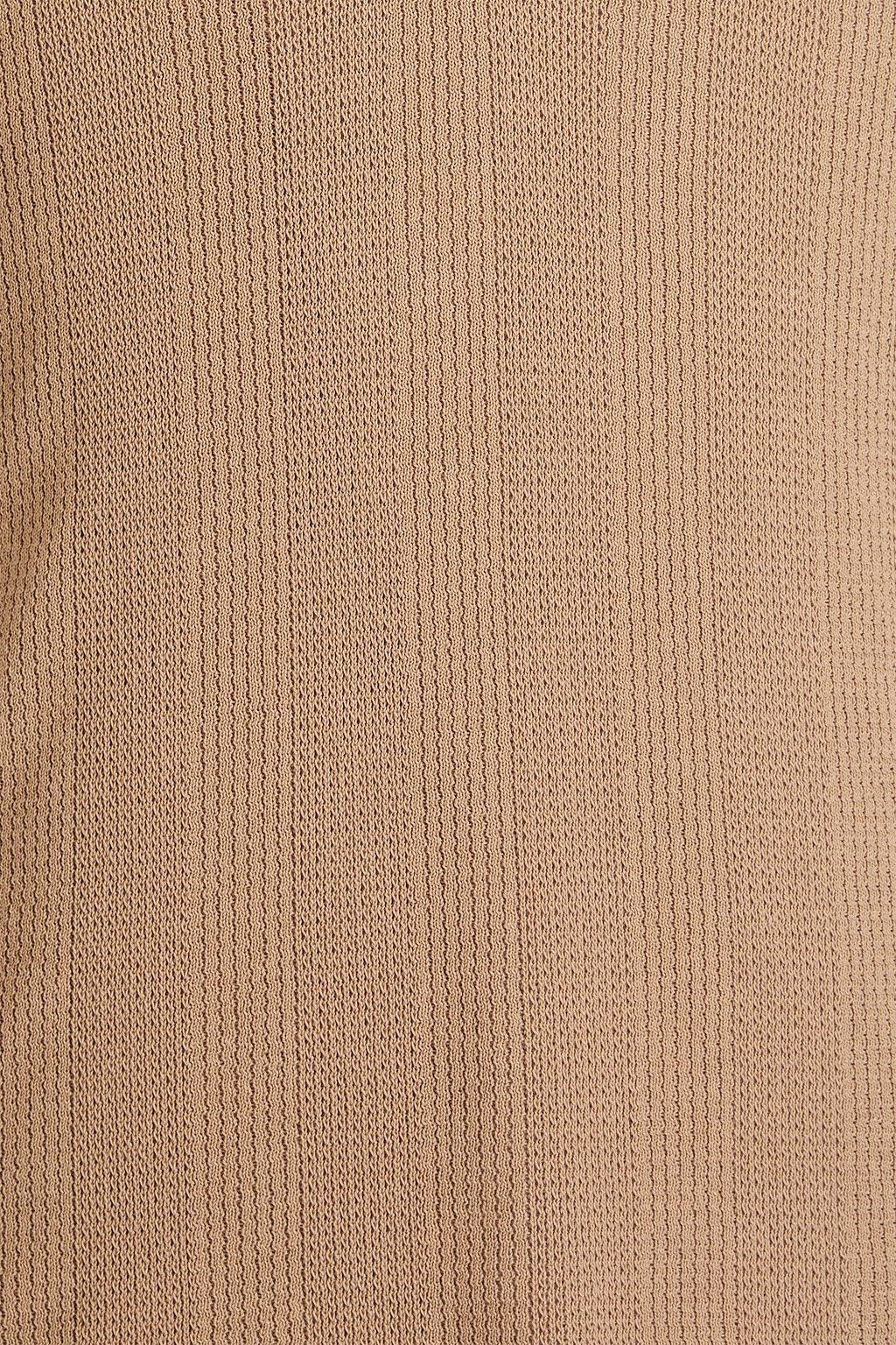 DUNHILL Ribbed cotton polo shirt