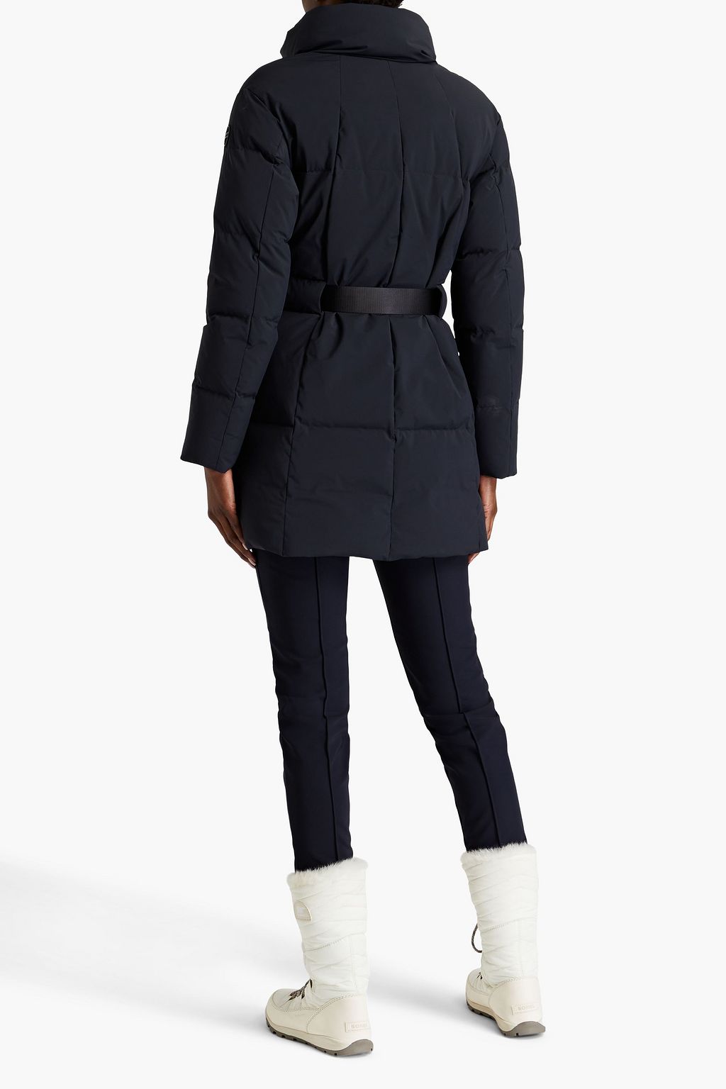 FUSALP Belted quilted down jacket