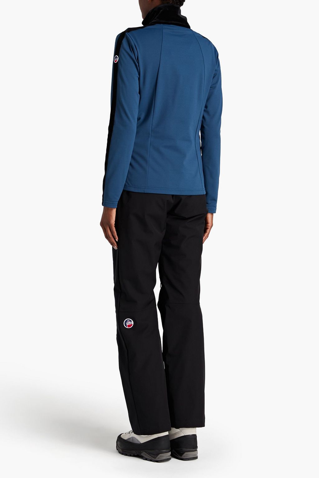 FUSALP Stellaria velvet-trimmed jersey jacket