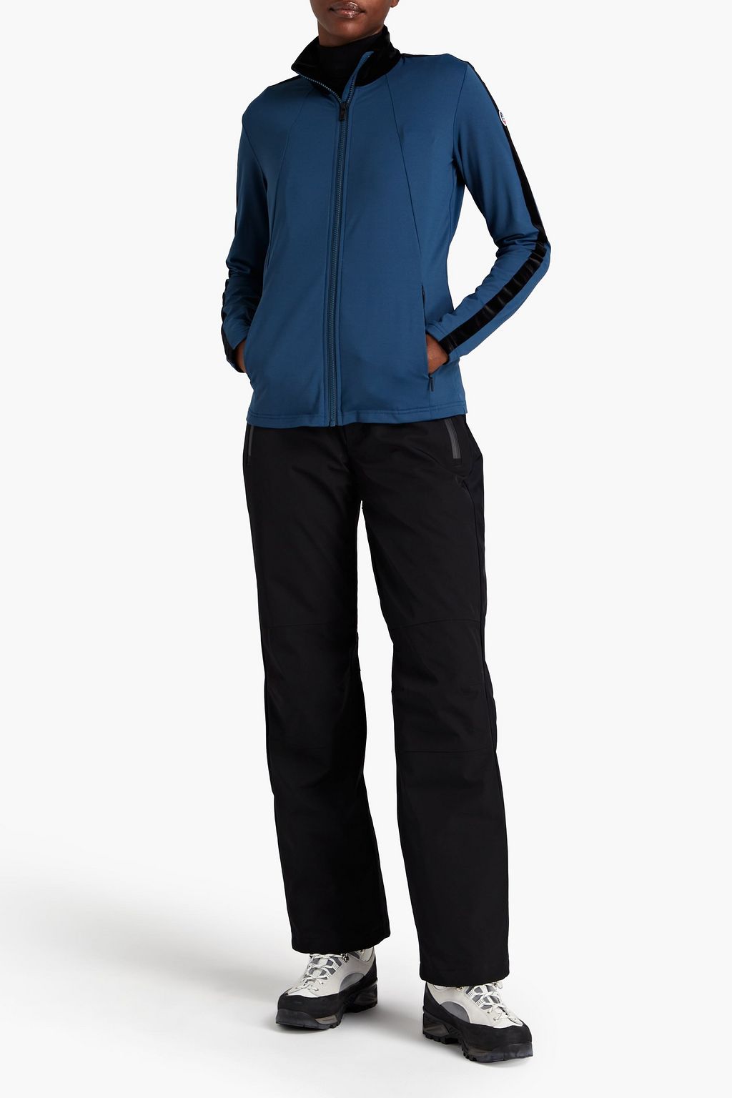 FUSALP Stellaria velvet-trimmed jersey jacket