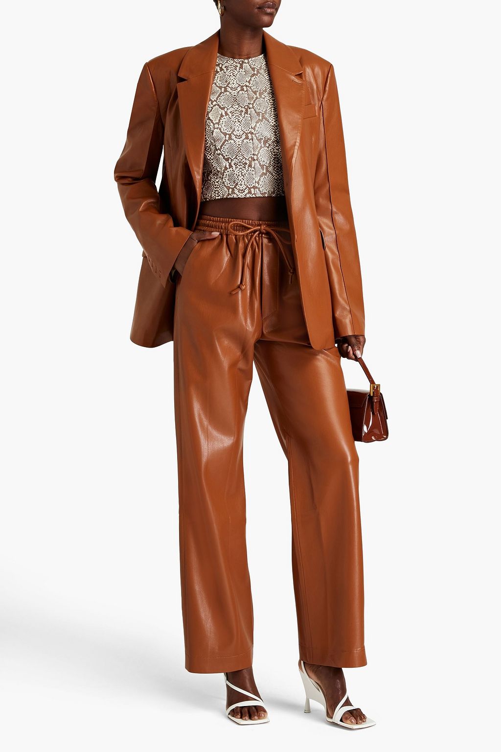 NANUSHKA Claie Okobor wide-leg pants