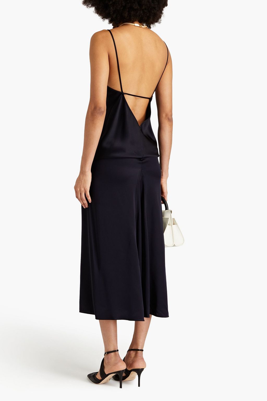 VICTORIA BECKHAM Satin-crepe camisole