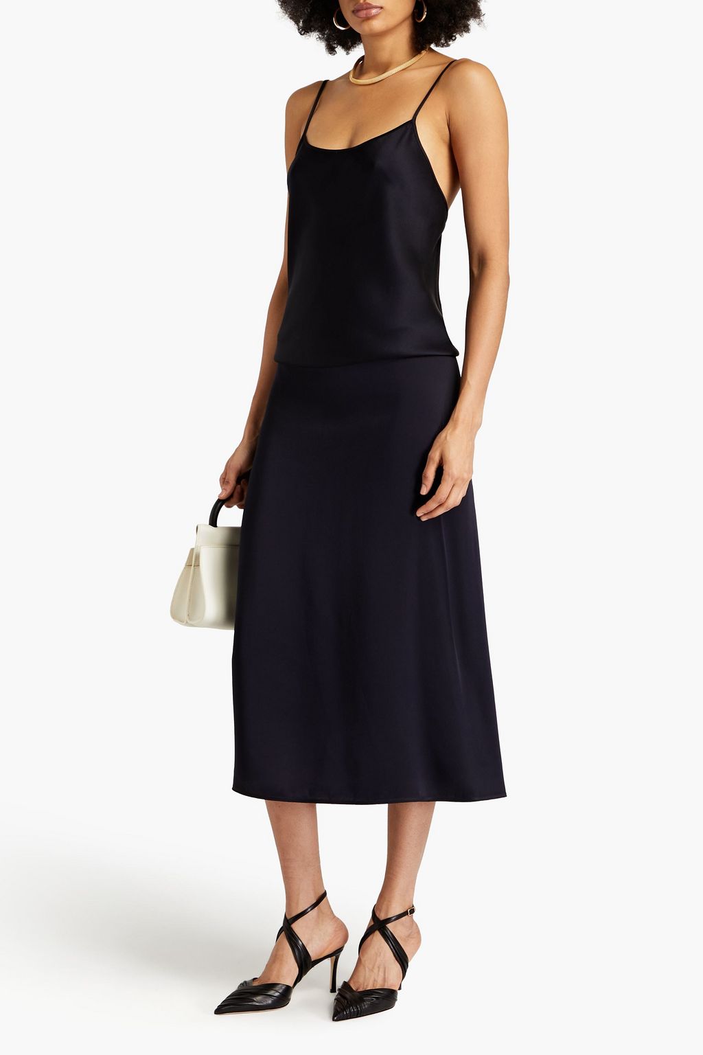 VICTORIA BECKHAM Satin-crepe camisole