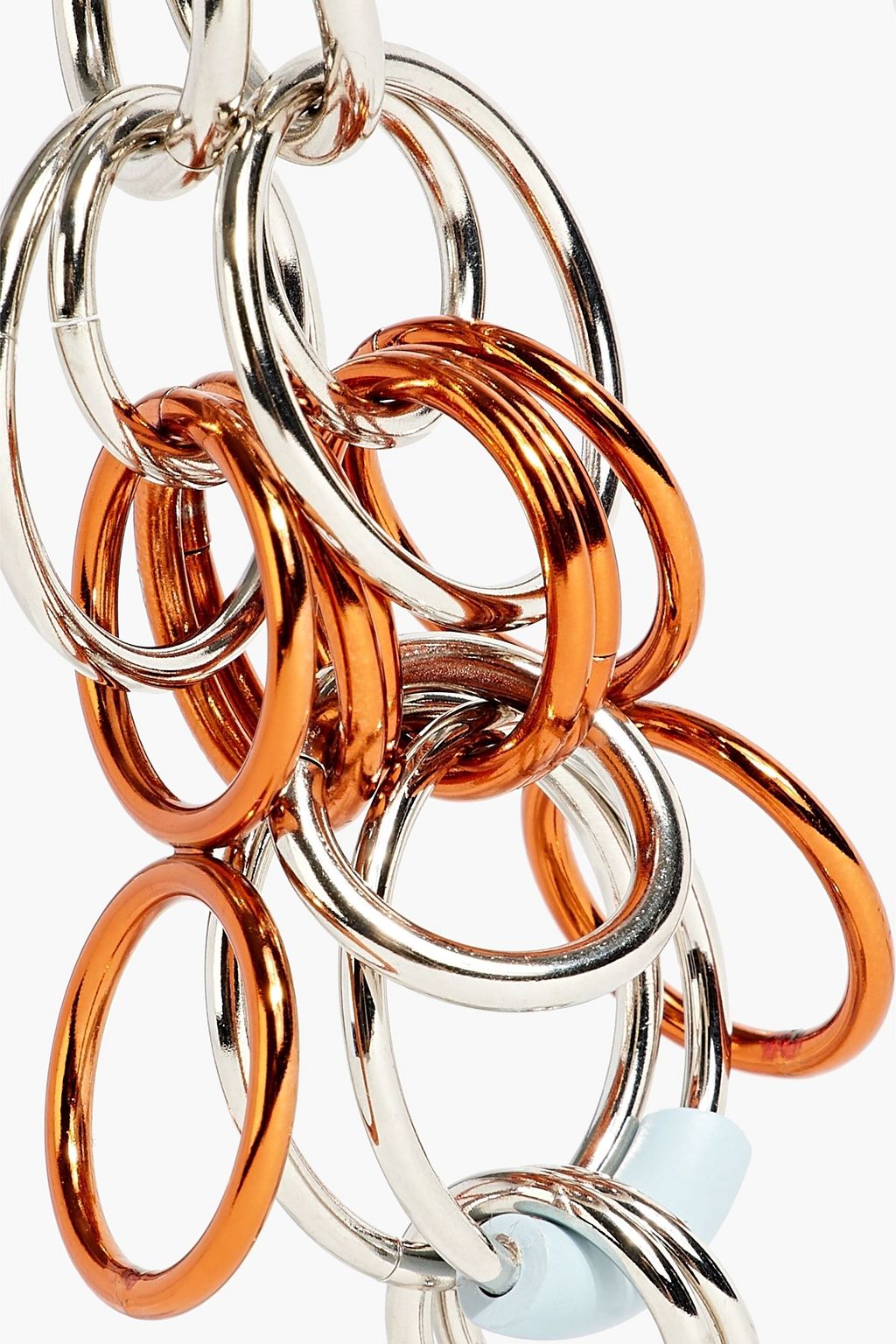 CHLOÉ Silver-tone enamel earrings